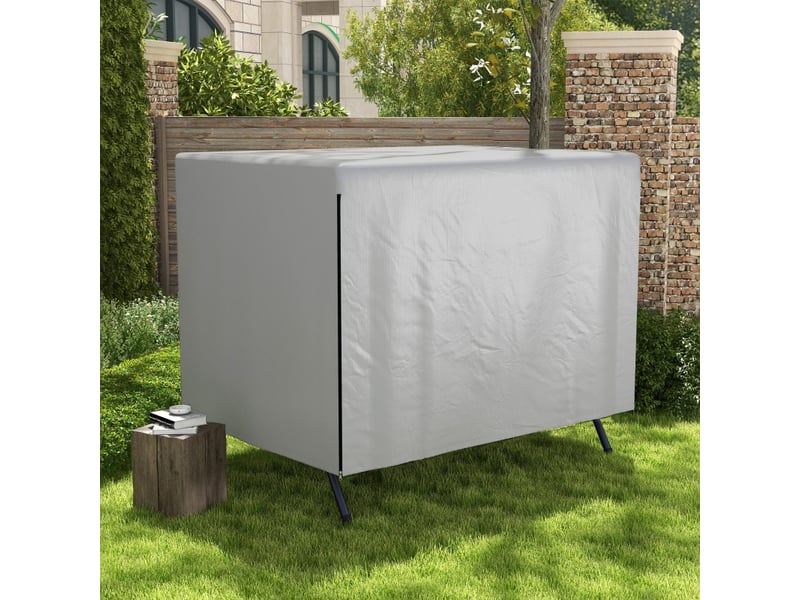 Funda protectora impermeable para balancín de jardín 3 plazas con cremallera antipolvo y antiviento 215x155x150 cm  - Conforama D
