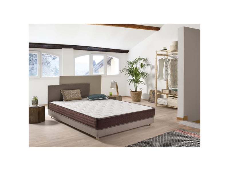  Matelas à mémoire de forme aux fibres de bambou luxury bamboo premium - fermeté équilibrée, fibres de bambou, ventilation 3d 8435720029970 - Conforama C