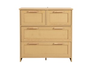 Buffet 0 porte(s)  4 tiroir(s) BGSRYAO  - 80 cm coloris marron 