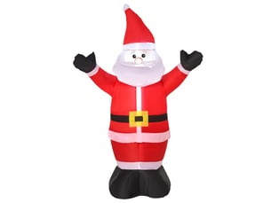 Père noël gonflable avec lumières led, décoration de noël, hauteur 1,2 m