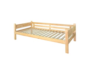 Lit superposé 90x200 cm <strong></strong> <strong></strong> coloris naturel