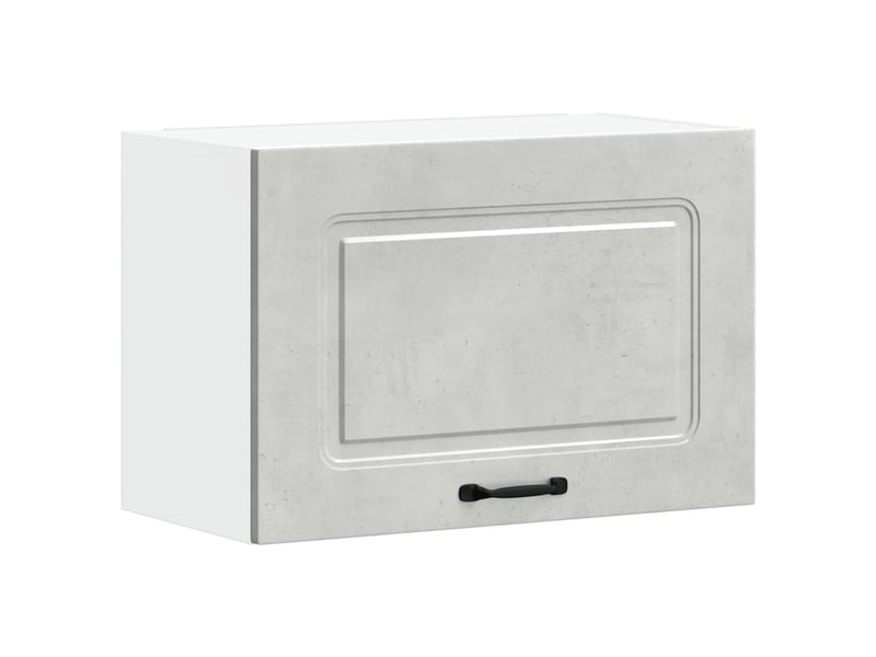  Meuble de rangement, armoire murale de cuisine kalmar gris béton bois d'ingénierie shl5372  - Conforama A