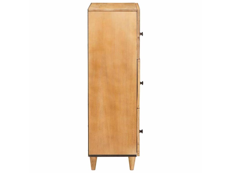  Haut armoire, meuble de rangement salon marron clair 40 x 33 x 110 cm  - Conforama D