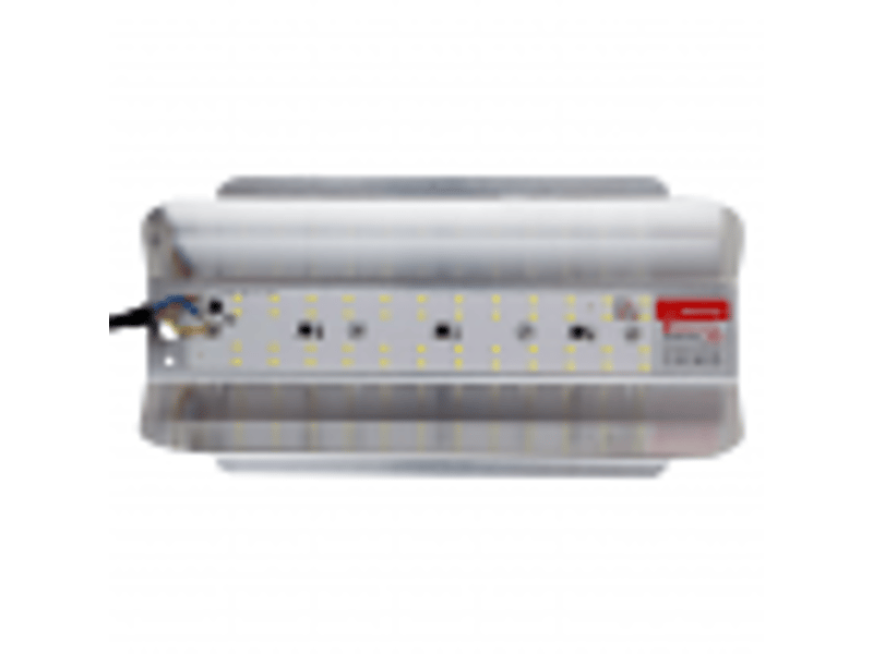  Fabrilamp proyector projecteur led 50 w, 6500 k, métal nickel 99.3568-RF - Conforama D