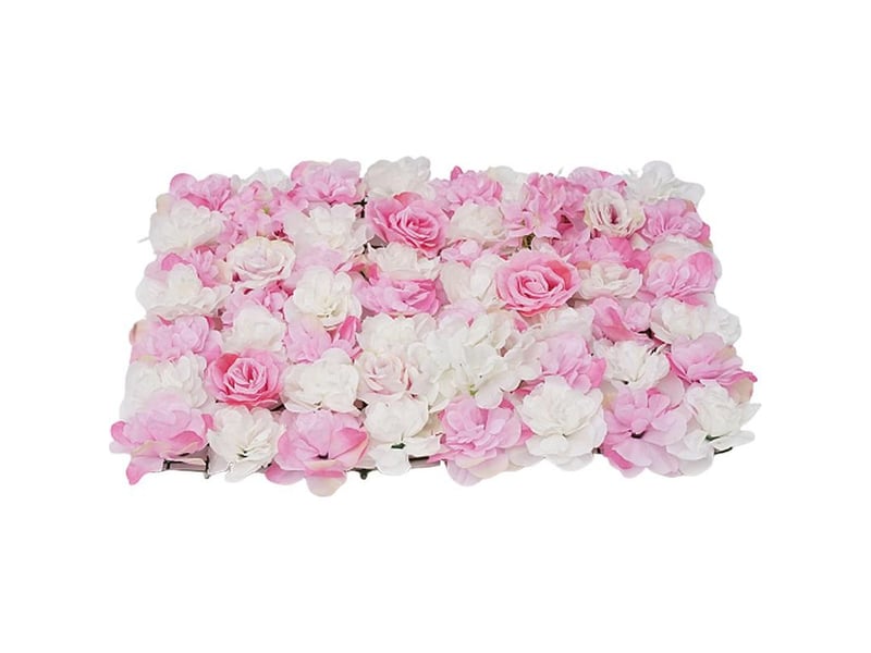  Plantes à fleurs artificielles panneaux fond mur décor de mariage rose vif  - Conforama B