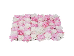 Plantes à fleurs artificielles panneaux fond mur décor de mariage rose vif