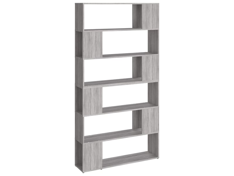  Bibliothèque, séparateur de pièce sonoma gris 100x24x188 cm  - Conforama A