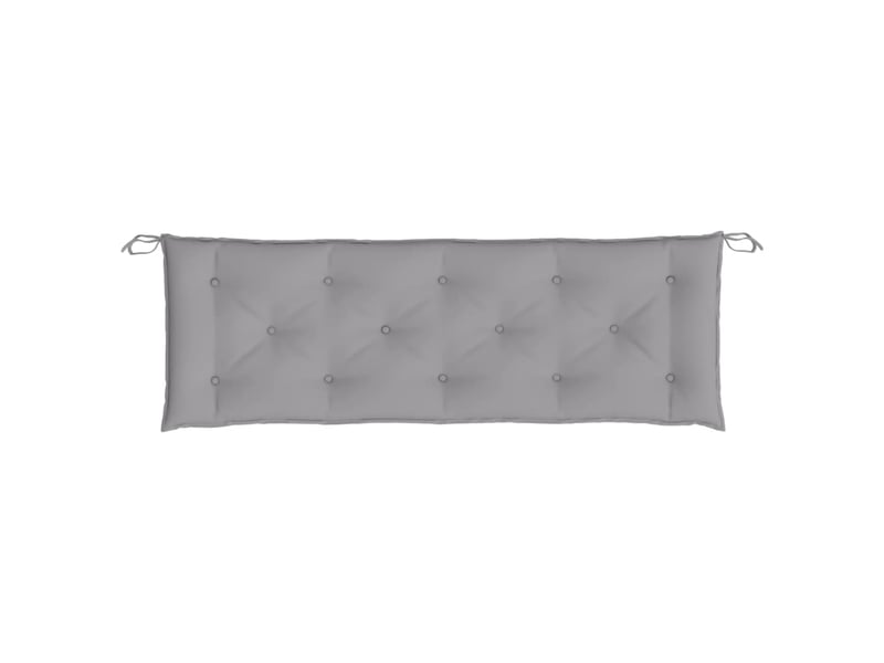  Coussin de banc de jardin, coussin d'assise gris 150x50x7 cm tissu oxford cf52728  - Conforama D