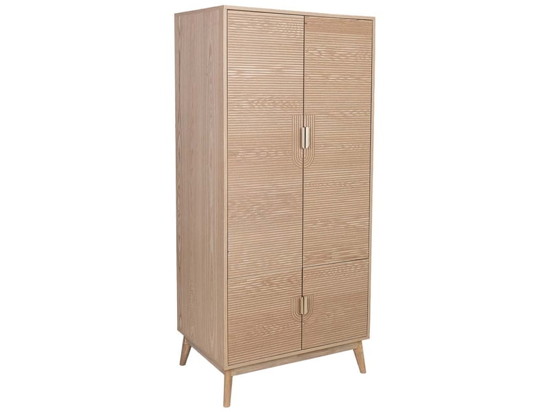  Armoire en bois marron 80 x 56 x 180 cm (h)  - Conforama A
