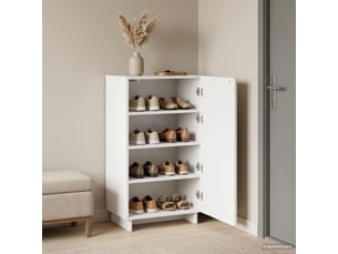 Meuble à chaussures 3 paire(s)  <strong></strong>  <strong></strong> coloris blanc