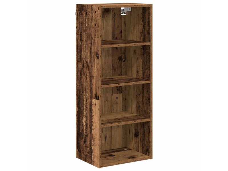 Meuble de rangement cuisine, armoire suspendue bois ancien 40x29,5x100cm - Conforama A