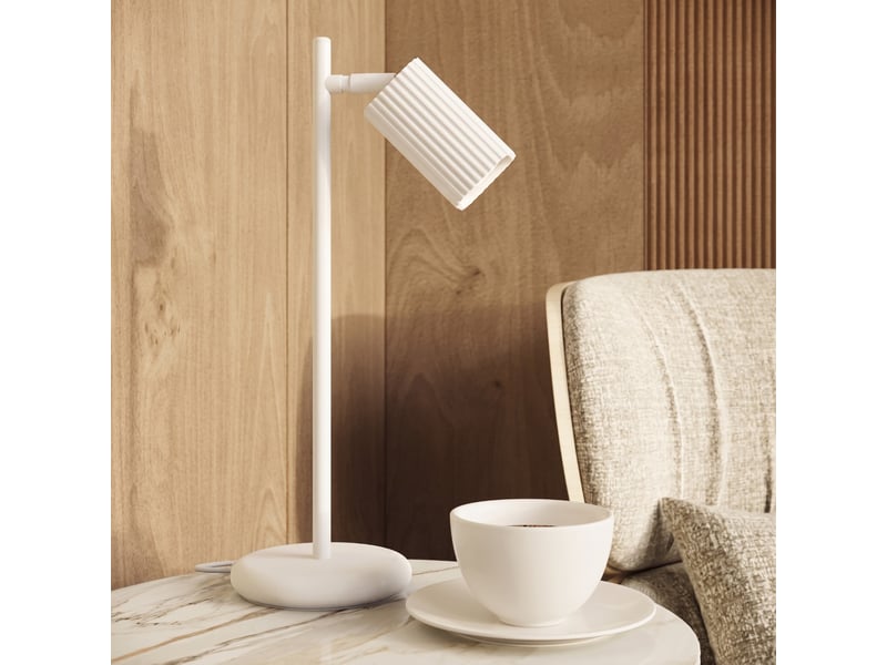 Applique riff blanche gx53 aluminium moderne 6x10x12cm SL.3031 - Conforama D