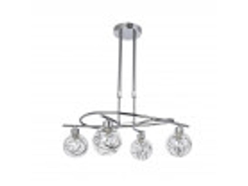  Fabrilamp varanasi, lampe, moderne, 4 x g9, chromé, 46-68 x 50 x 32 cm 154454020 - Conforama B