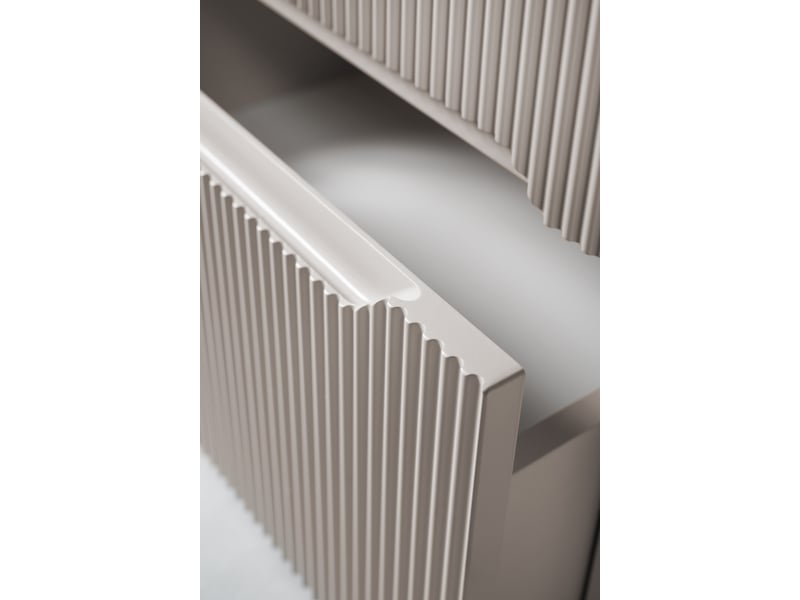  Meuble sous vasque suspendu novo cachemire mat 80 cm  - Conforama W
