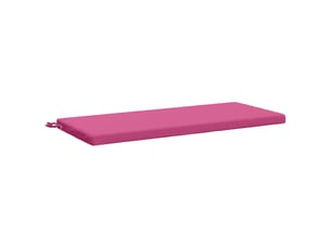 Coussin de banc, coussin d'assise, coussin de canapé soest 100 % polyester rose 110 x 50 x 5 cm cf53455