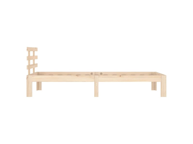  Lit simple- lit adulte -  cadre de lit sans matelas bois massif 100x200 cm  - Conforama D