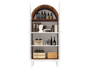 Vitrine coloris bicolore 3 étagère(s) <strong>MODENVIE</strong> <strong></strong> - 76 cmx165 cm
