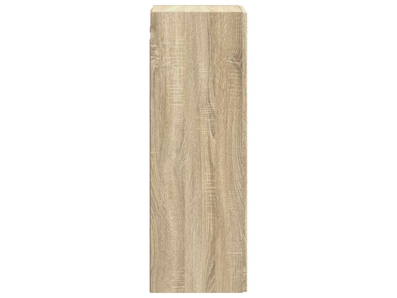  Cabinet salle de bain mural, meuble de rangement chêne sonoma 33x34.5x60 cm shl9749  - Conforama D