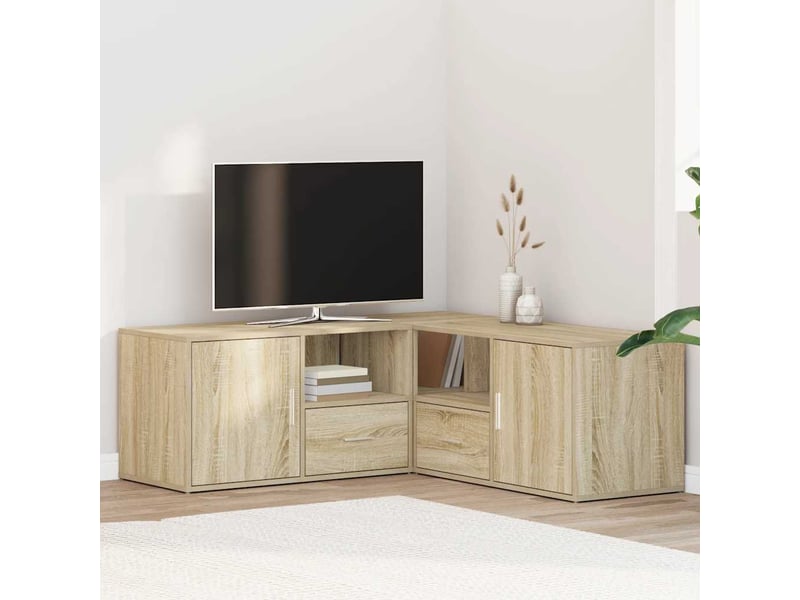  Armoire d'angle, armoire de rangement chêne sonoma 200x40x45 cm bois d’ingénierie  - Conforama B