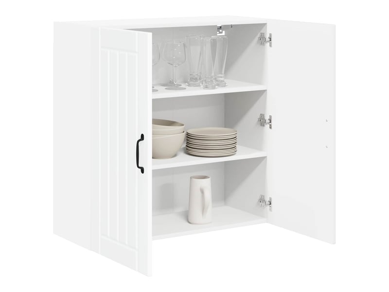 Meuble mural de cuisine, armoire de cuisine blanc brillant 80x31x80cm shl1049 - Conforama C