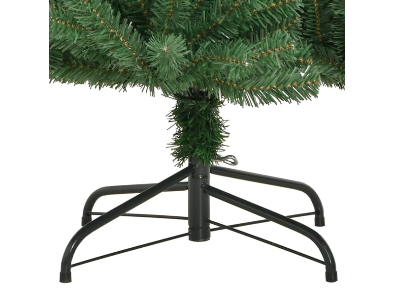  Sapin de noël - arbre de noël artificiel à charnières avec support vert 240 cm  - Conforama D