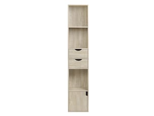 Bibliotheque coloris bois clair <strong>DESMIU</strong> <strong></strong> - 24 cm x 157.5 cm