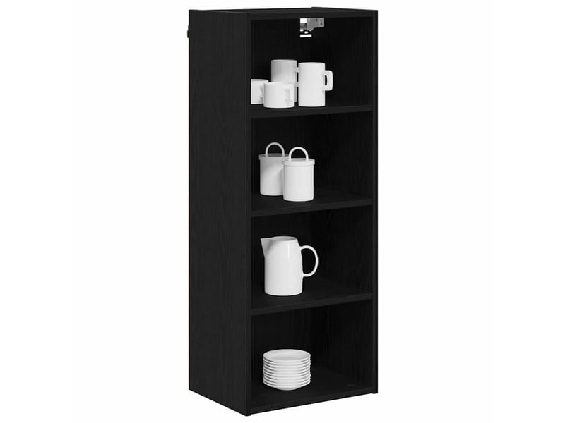  Meuble de rangement cuisine, armoire suspendue chêne noir 40x29,5x100cm  - Conforama C