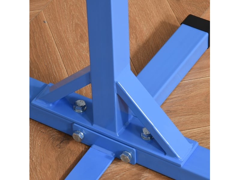 Barre de gymnastique enfant réglable 194 x 121 cm – bleue – 13 hauteurs, jusqu’à 75 kg, intérieurextérieur - Conforama D