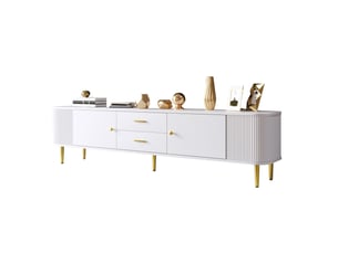 Meuble tv coloris blanc 170 cm LPOSPI  