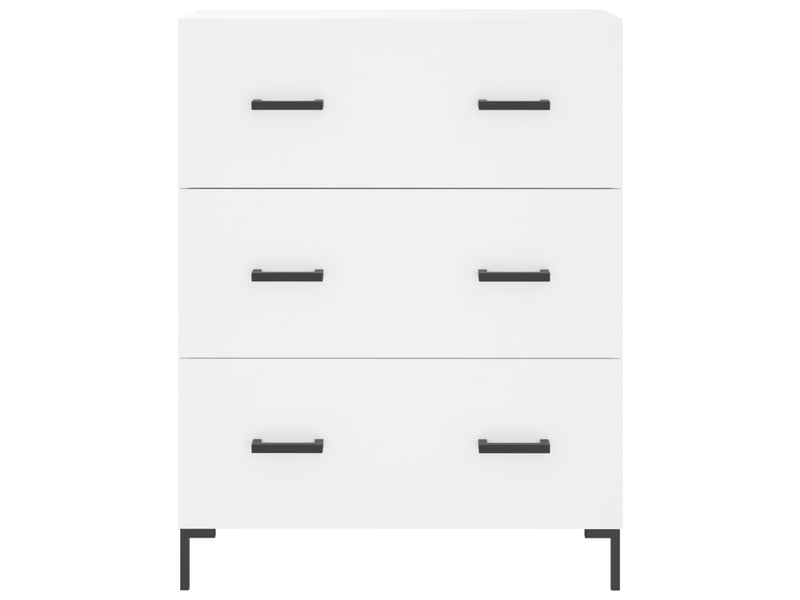  Buffet - bahut - meuble de rangement blanc 69,5x34x90 cm bois d'ingénierie  - Conforama E