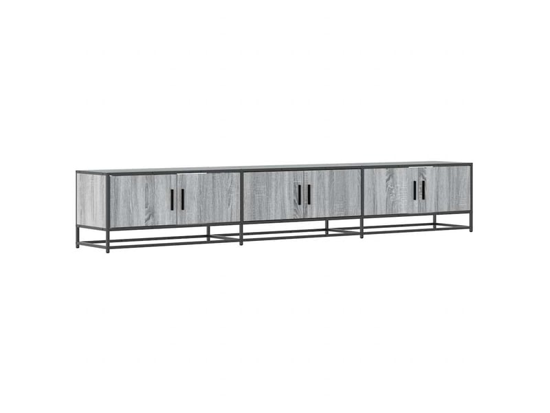  Meuble tv - banc tv - meuble de rangement sonoma gris 240x35x41 cm bois d'ingénierie  - Conforama A