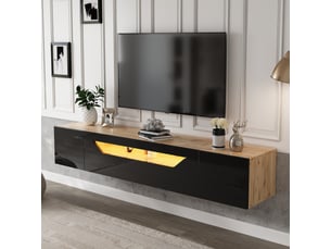 Meuble tv coloris noir