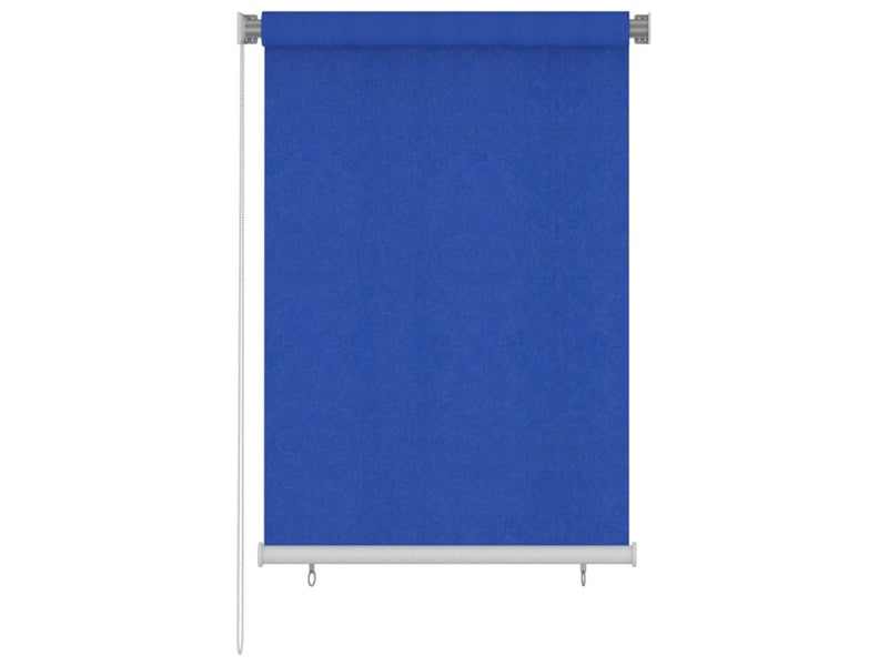  Store enrouleur, store roulant d'extérieur 105 (l) x 140 (h) cm bleu hdpe cf47295  - Conforama B