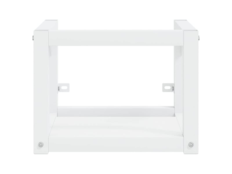 Cadre de lavabo de salle de bain vasque à encastrer blanc fer shl8405 - Conforama D