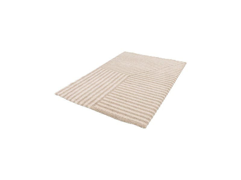  Tapis intérieur motif ronds crème et beige 80 x 150cm - stella  - Conforama B