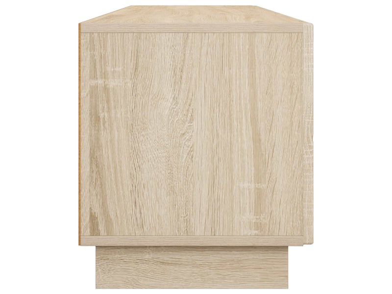  Meuble tv, banc tv 180x34,5x40 cm chêne sonoma bois d'ingénierie shl43349  - Conforama E