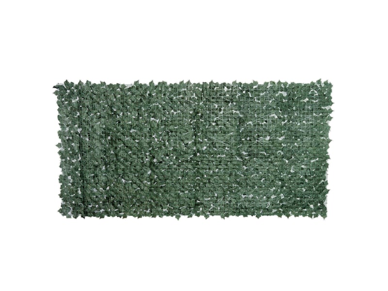  Brise vue artificiel 300 x 150 cm – vert foncé – intimité et décoration extérieure pour balcon, terrasse et clôture  - Conforama A