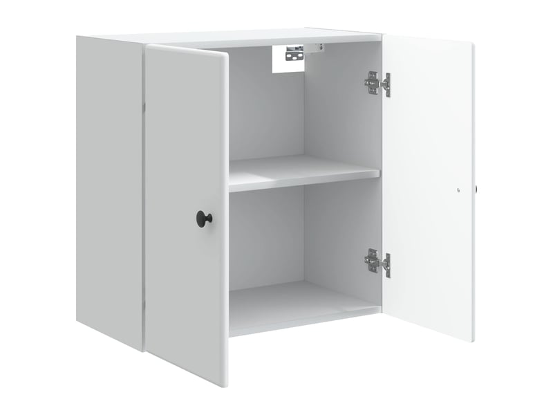  Armoire murale salon, meuble de rangement blanc 59 x 31 x 60 cm bois d'ingénierie shl8786  - Conforama C