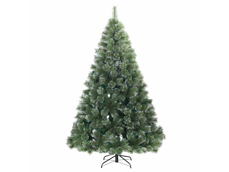  Sapin de noël artificiel, arbre de noël à branches pliantes, duveteux de neige shl6486  - Conforama C