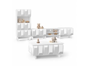 Meuble tv coloris blanc 180 cm KOVIEA  