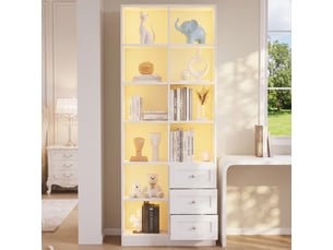 Vitrine coloris blanc <strong></strong> <strong>OPULERANE TRADING LTD</strong> - x