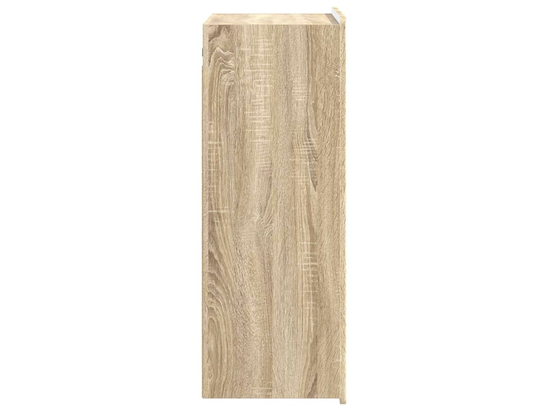  Armoire murale salon, meuble de rangement chêne sonoma 66 x 34,5 x 92 cm bois d'ingénierie  - Conforama E