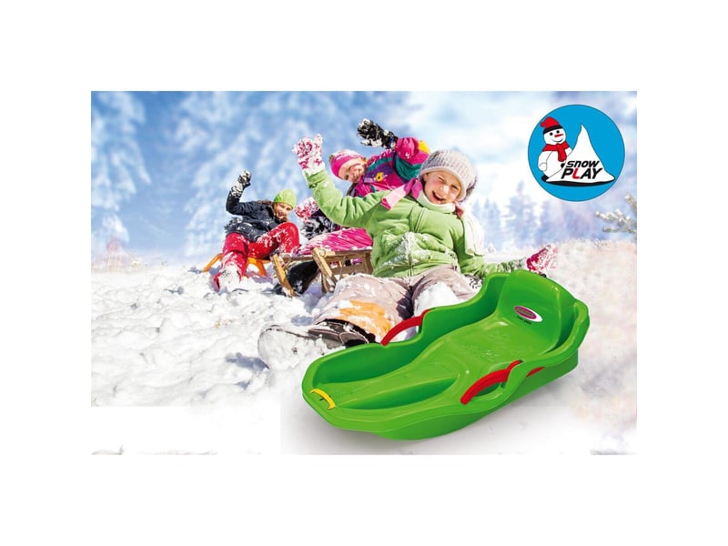Snowplay bob comfort 80cm vert avec freins 460540 - Conforama C