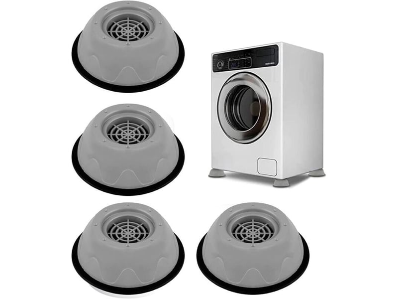  4 pièces anti vibration machine a laver, patin anti vibration lave linge pour la réduction du bruit  - Conforama E