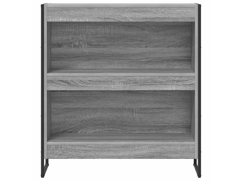 Bibliothèque, armoire à livres 80 x 30 x 86,5 cm bois d'ingénierie gris sonoma - Conforama E