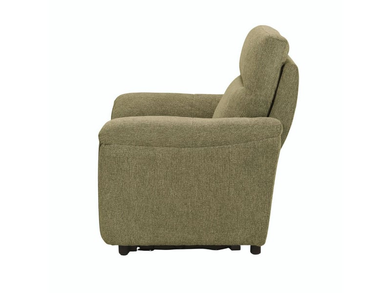  Fauteuil électrique relax zéro gravity tissu vert chiné - balco BALCO - Conforama E