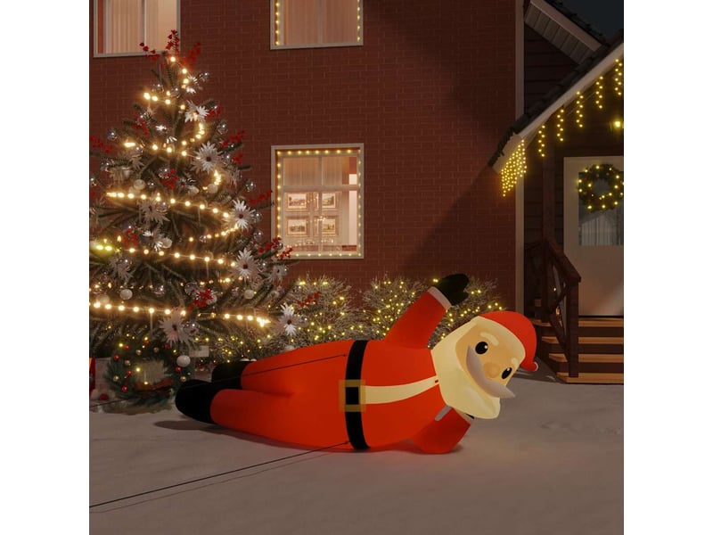  Père noël couché gonflable led 160 cm  - Conforama B