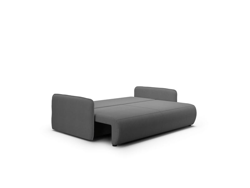  Canapé convertible 4 places forest gris anthracite  - Conforama C