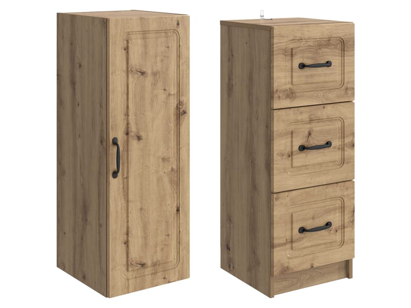  Ensemble de meubles 2 pcs, rangement de salon 33 x 34,5 x 87 cm bois d'ingénierie shl1157  - Conforama D