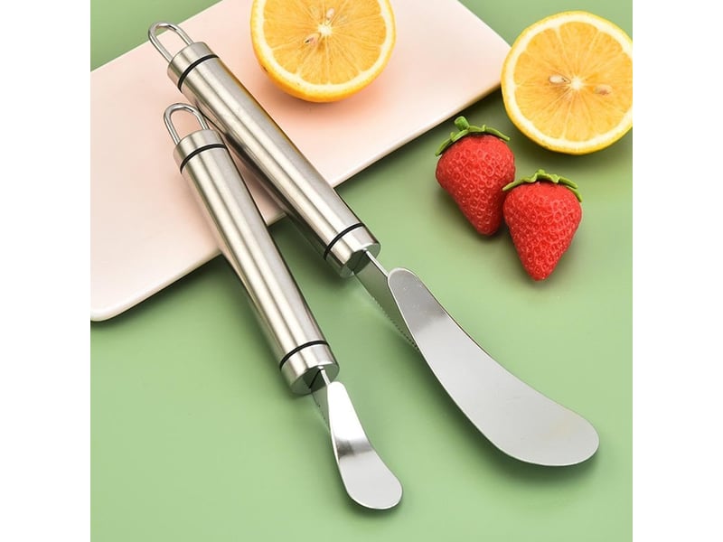 Ouvre-pomelo en acier inoxydable, coupe-pomelo de cuisine, éplucheur d'agrumes polyvalent pour pamplemousse, citron, orange - Conforama E